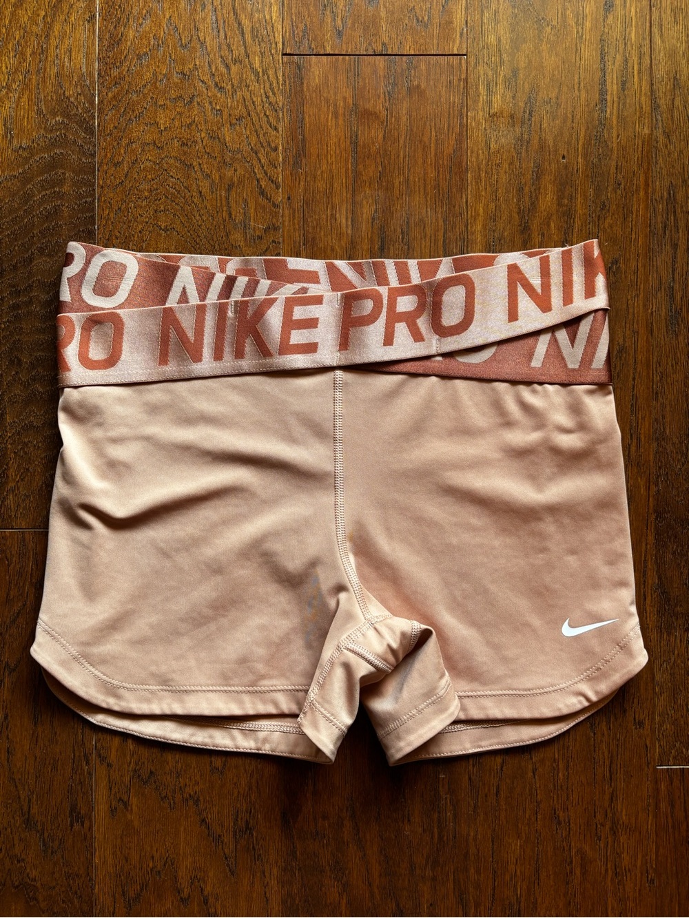 Nike Pro Crossover Training Shorts Rose Gold Performance | Size Large - Picture 5 of 10